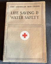 Vintage 1956 American Red Cross Life Saving &amp; Water Safety Handbook - £8.18 GBP