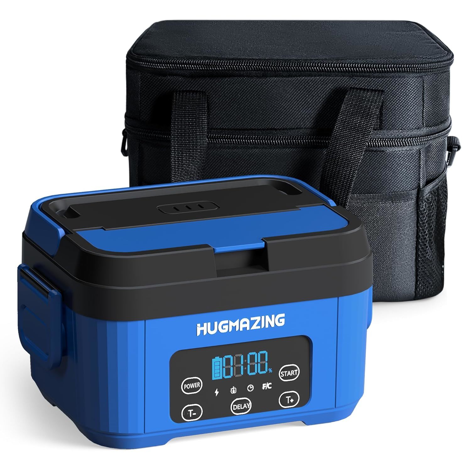 Cordless Electric Lunch Box  Rechargeable Self-Heating Food Warmer With 1100Ml S