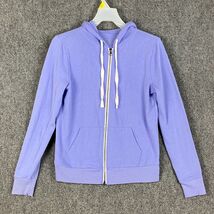 Flirtitude Hoodie Girls Medium Active Full Zip Blue Drawstring Cotton Bl... - $172.87 MXN