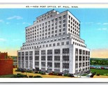 New Post Office Building St Paul Minnesota MN UNP WB Postcard T21 - $2.92