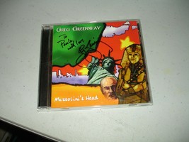 SIGNED Greg Greenway - Mussolini&#39;s Head (CD, 1998) Tested, VG - £11.59 GBP