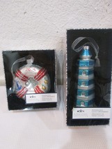 Coastal Collection Nautical Christmas Light House Life Preserver Ornamen... - $28.99
