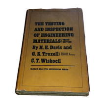 Testing &amp; Inspection Engineering Materials H. E. Davis &amp; G. E. Troxell 1964 Book - £11.06 GBP