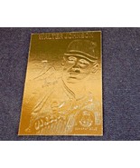 Walter Johnson. ~ 22k Gold Foil Baseball Card, 1996, Plastic Holder, w/S... - £5.85 GBP