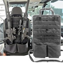 1 Pack Tactical Car Seat Back Organizer | Truck Gun Rack | Molle Panel For - $25.94