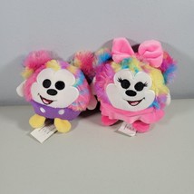 Disney Rainbow Squeezeamals Plush Mickey and Minnie Rainbow Tie Dyed Plush - £12.85 GBP