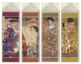 Bundle- 4 Assorted Gustav Klimt Bookmarks - £15.61 GBP