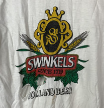 Vintage Swinkels T Shirt Holland Beer Ringer Tee Single Stitch USA 80s S... - $39.99