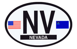 Nevada Oval Decal - £2.11 GBP