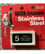 Vintage Wilkinson Sword  Stainless 5 Blade Pack  unopened blades - $45.00