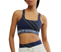 FP Movement Women&#39;s Never Better Logo Square Neck Bra Size Small Logo Ac... - £19.86 GBP