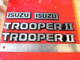 89-91 Chevrolet Isuzu Trooper Ll Quarter Panel Isuzu Big Horn Emblem Set Lh+Rh - £42.35 GBP