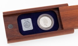 1988 Australia Dollaro 1/2 Oncia Platino Koala Moneta di Prova IN Legno ... - $1,842.51