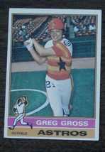 Greg Gross, Astros,  1976  #171 Topps Baseball Card, GOOD COND - £0.79 GBP