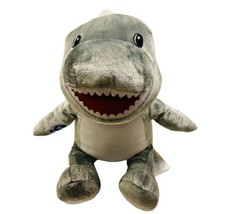 Build a Bear great White SHARK 11.5&quot; Plush Seated Position Gray 2019 - $18.46