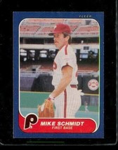 Vintage 1986 FLEER Baseball Trading Card #450 MIKE SCHMIDT Philadelphia Phillies - £7.76 GBP