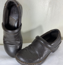 BOC Women&#39;s US 9 40.5 EUR Brown Leather Clogs nursing shoes - £10.40 GBP