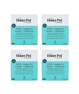 Lot of 4 The Honey Pot Super Tampons Bio-Plastic Applicator 18/Pack - 72... - €24,92 EUR