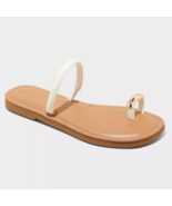 Sandales À Anneau De Doigt Clara Pour Femmes - Fil Universel Crème 6.5 - $186.75 MXN