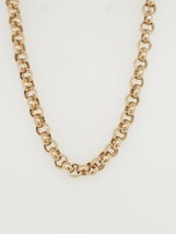 14k Yellow Gold Round Circle Link Chain - £1,054.43 GBP