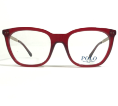 Polo Ralph Lauren Eyeglasses Frames PH 2170 5458 Red Gold Cat Eye 51-18-145 - £60.00 GBP