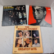 Lot 3 Rolling Stones Vinyl LPs got LIVE if you want it Tattoo You Greate... - $34.64