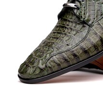 Apricena Genuine Caiman Crocodile Dress Derby's Shoes Woodgreen image 4