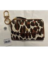 NWT~Tory Burch Emerson Printed Zip Card Case Wallet In Leopard Print $198 - £117.00 GBP