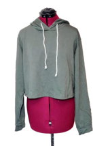 Unbranded Hoodie Green Women Size Large Crop - £13.40 GBP