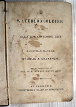 MACKENZIE Waterloo Soldier c1850 First Edition Farqhar Mackay - £34.25 GBP