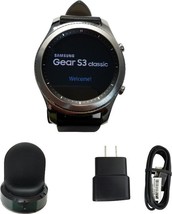Samsung Galaxy Gear S3 classic Smart Watch 46mm Stainless Steel 4G LTE Unlocked  - £159.86 GBP