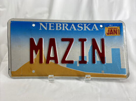 MAZIN Vintage Vanity License Plate Nebraska Personalized Auto Man-Cave D... - £130.62 GBP