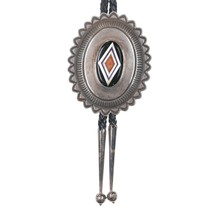 46&quot; H Harvey Navajo for Rocking Horse Ranch sterling bolo tie - £553.10 GBP