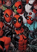 Marvel Comics Deadpool Surrounded By Fans Comic Art Refrigerator Magnet UNUSED - £3.13 GBP