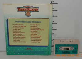 Vintage WOW The World Of Teddy Ruxpin Lost In Boggley Woods Book &amp; Tape cassette - £34.57 GBP