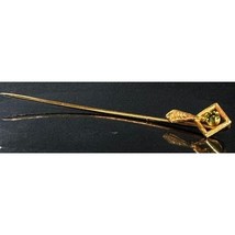 14K Yellow Gold And Peridot Stick Pin Sky - £146.86 GBP