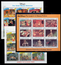 St. Vincent Grenadines 986-988 MNH Disney Great Mouse Detective ZAYIX 0624L0019 - £10.42 GBP