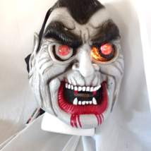 Adult Halloween Dracula Mask Blinking Eyes Bleeding Gums Battery Operated Cospla - £21.12 GBP