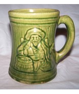1920s Nelson McCoy Green Buccaneer Pirate Stoneware Mug - $561.60 MXN