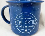 Zeal Optics Blue Speckled Enamel Camping Cup Mug  - $14.95
