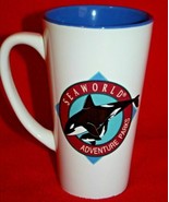 Vintage SEAWORLD Adventure Park Tall Ceramic COFFEE Tea MUG CUP Shamu Or... - $235.97 MXN