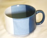 Oversized Stoneware Mug Cup Speckled Striped 3-Toned Japan - $14.84