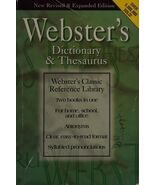 Webster&#39;s 2 in 1 Dictionary and Thesaurus - $72.45 MXN