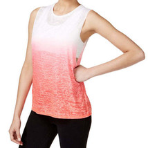 Ideology Womens Dip Dyed Burnout Tank Top Size Large Color Pink - £19.73 GBP