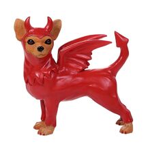 Pacific Trading Devil Chi Chi Chihuahua Figurine 4.7 Inch Multicolor - $25.98