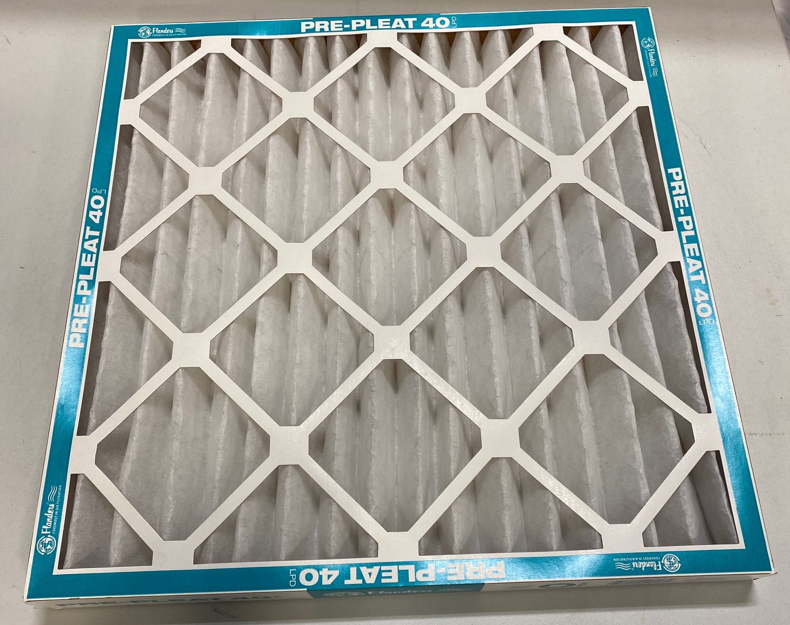 Flanders 20X20X2 Pre-Pleat 40 LPD Air Filter, 20x20x2&quot;  - $10.75