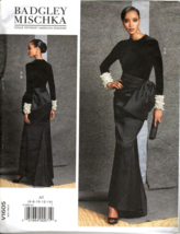 Vogue V1605 Designer Badgley Mischka Top and Skirt Misses 6 - 14 UNCUT Pattern - £17.56 GBP