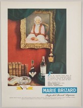1951 Print Ad Marie Brizard Imported French Liqueurs Painting Schenley New York - £16.07 GBP