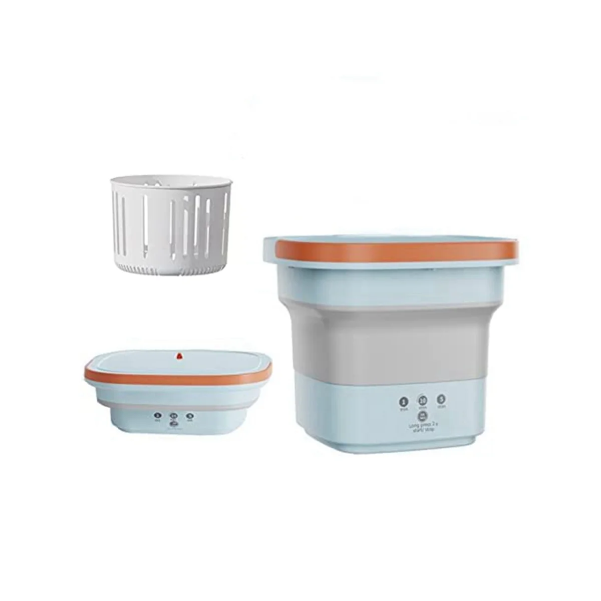  portable turbo washing machine with drain basket for dorms travel gifts for friends or thumb200