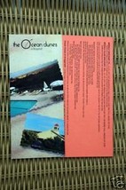 The Ocean Dunes at Amagansett New York Brochure - £1.97 GBP